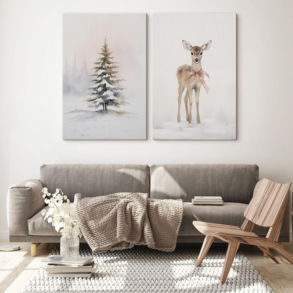 Rehkitz mit Schleife — Interieur 1