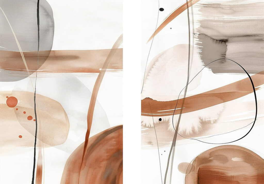 Akzente in Terrakotta — ganzes Design