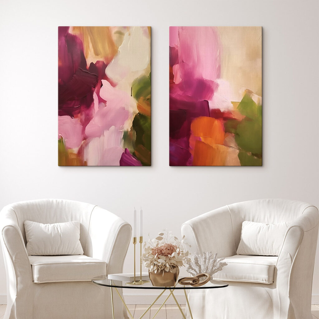 Farbenspiel in einem Interieur