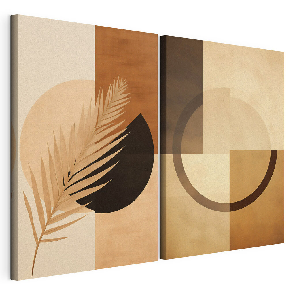 Palmblatt und Geometrie — Produktansicht