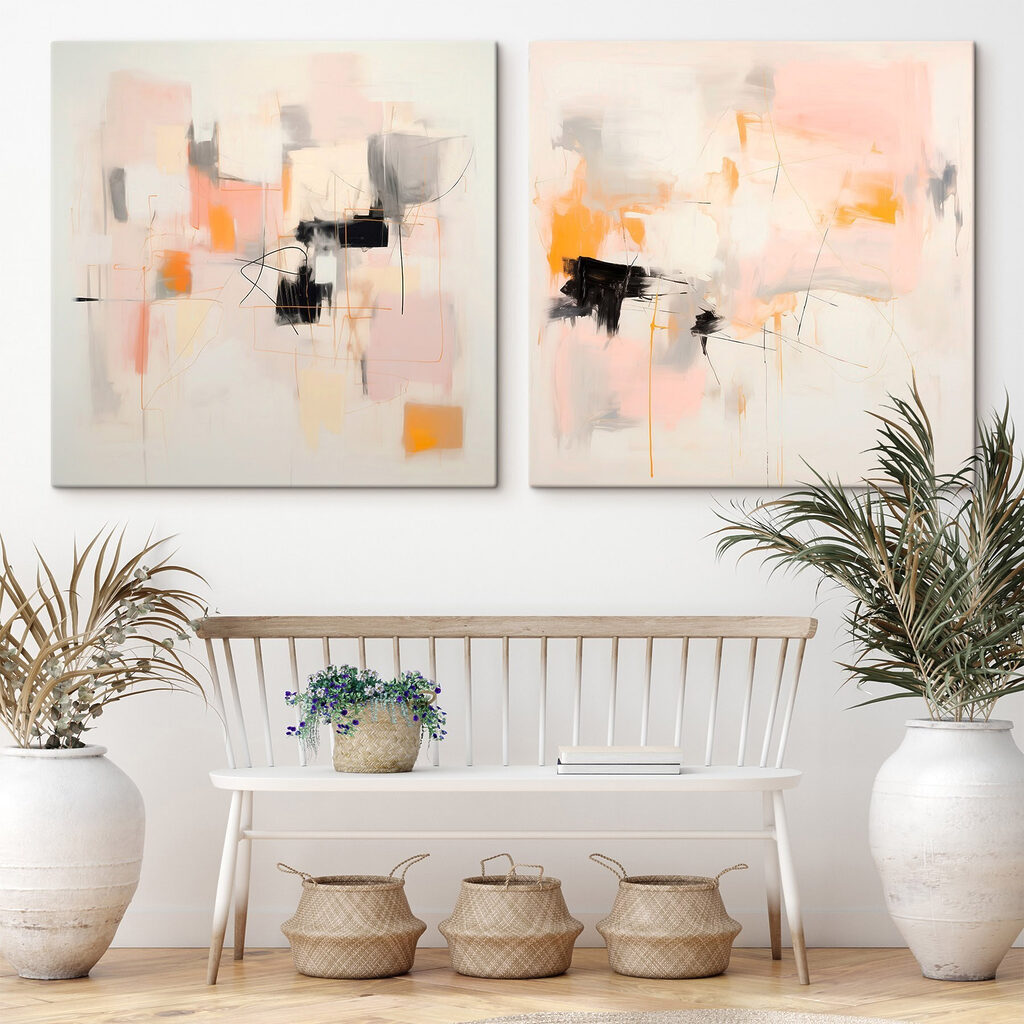 Abstraktion in Pastell — Interieur 2