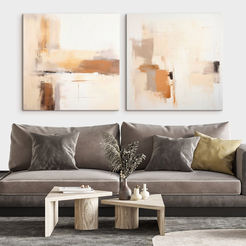 Ockerfarbene Akzente — Interieur 1
