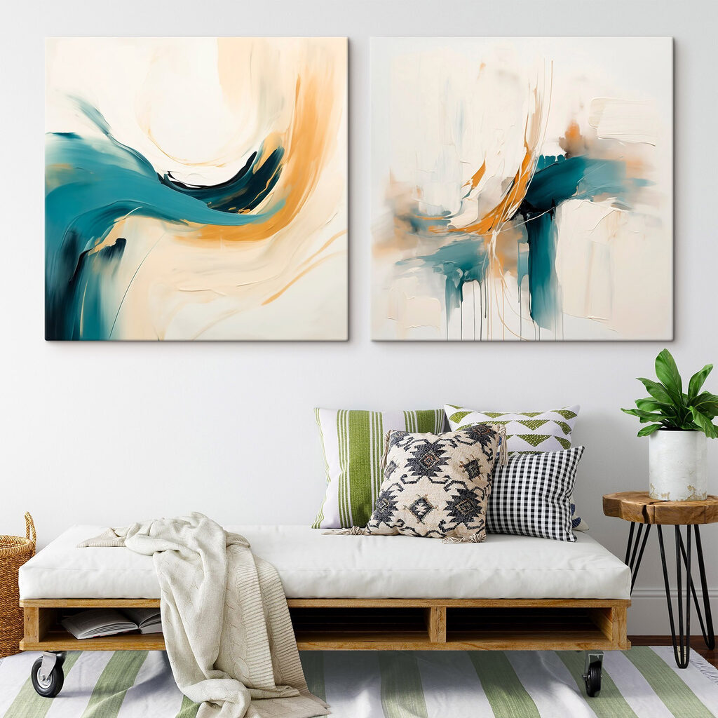 Schwung in Petrol — Interieur 1
