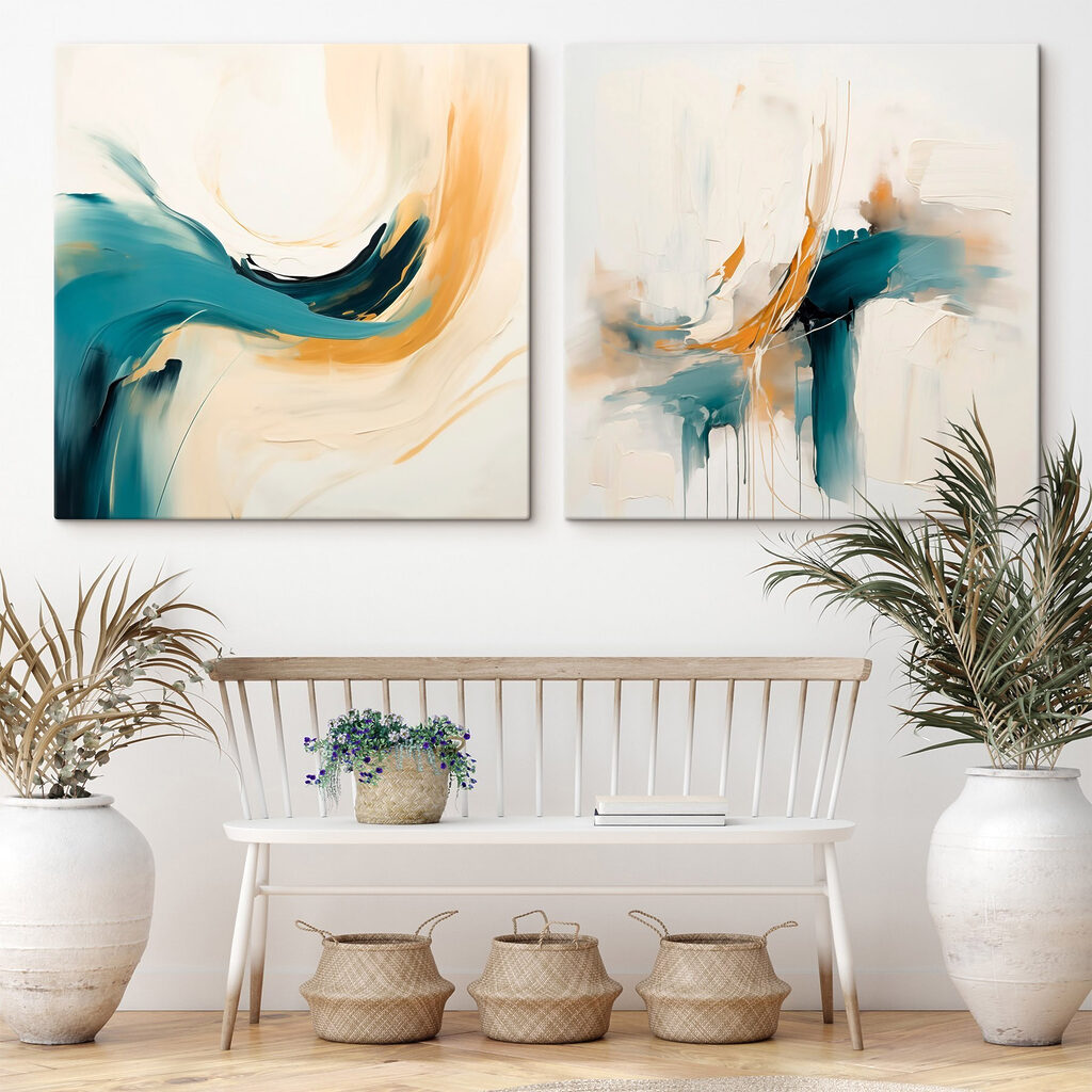 Schwung in Petrol — Interieur 2