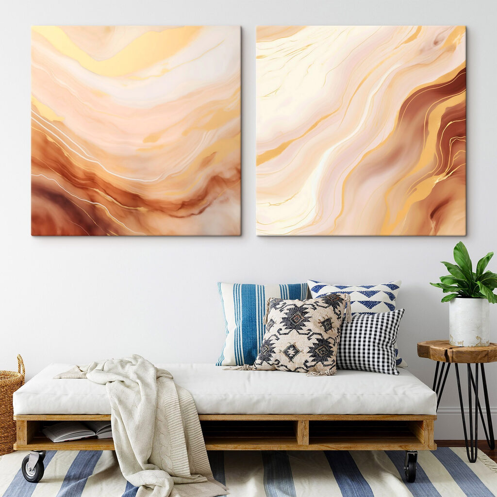 Warme Farbwogen — Interieur 2