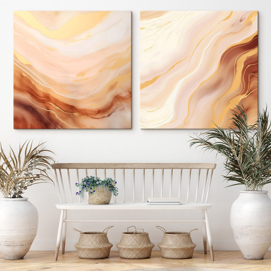 Warme Farbwogen — Interieur 1