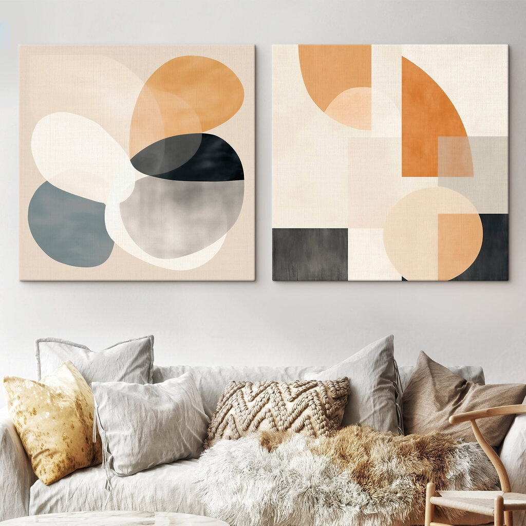 Runde und eckige Formen — Interieur 1