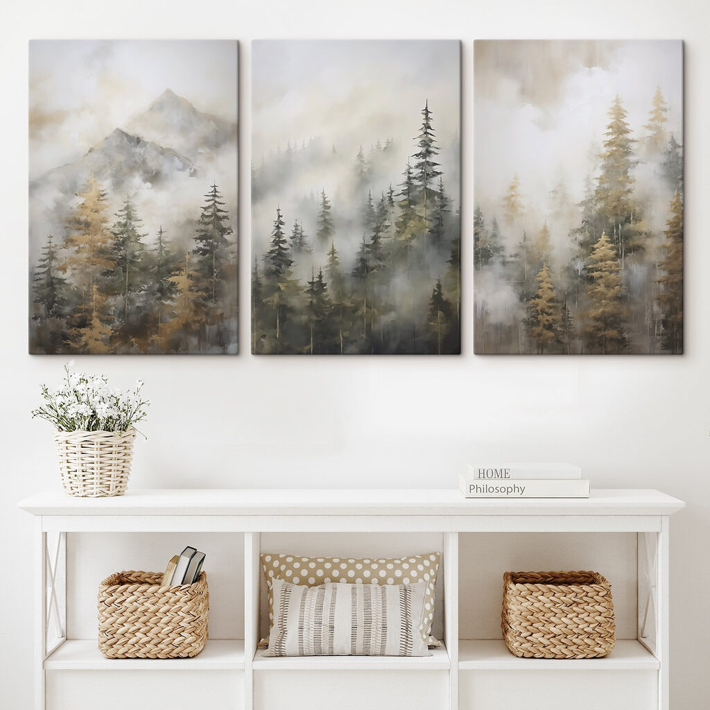 Ziehender Nebel in einem Interieur