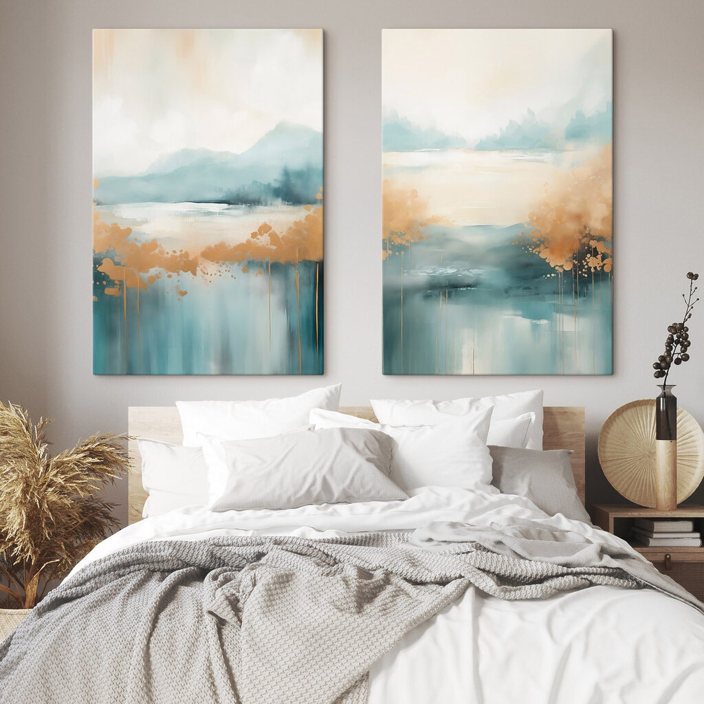 Am stillen See in einem Interieur