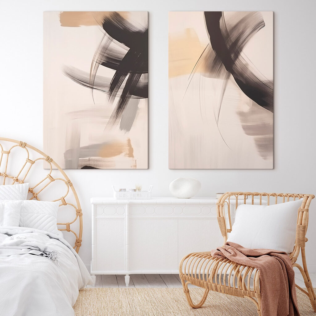 Schwungvolle Pinselbögen — Interieur 2