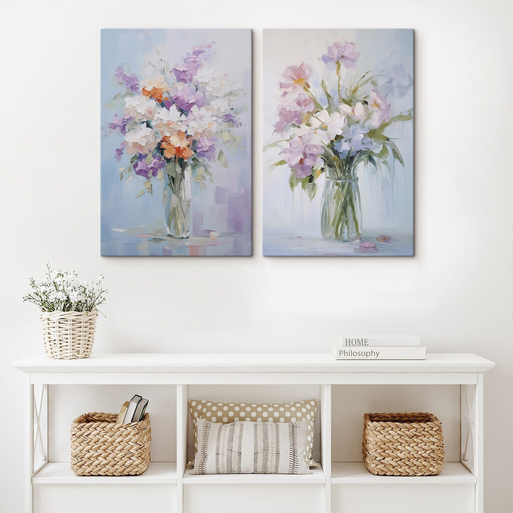 Lila Blumensträuße — Interieur 1