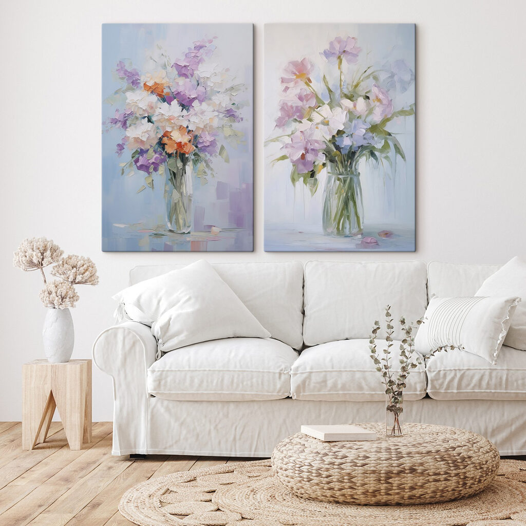 Lila Blumensträuße — Interieur 2