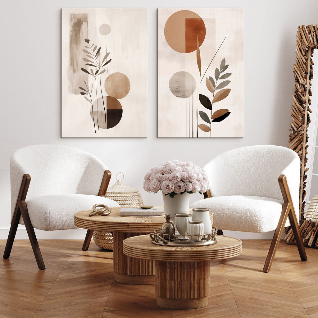 Zweige zwischen Kreisen — Interieur 2