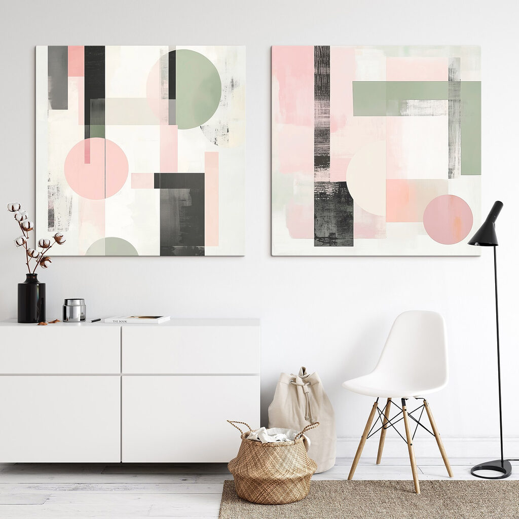 Geometrie in Pastell — Interieur 2