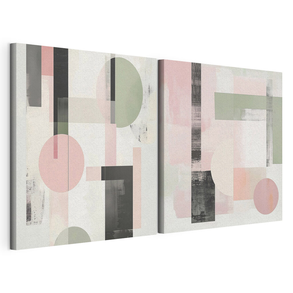 Geometrie in Pastell — Produktansicht