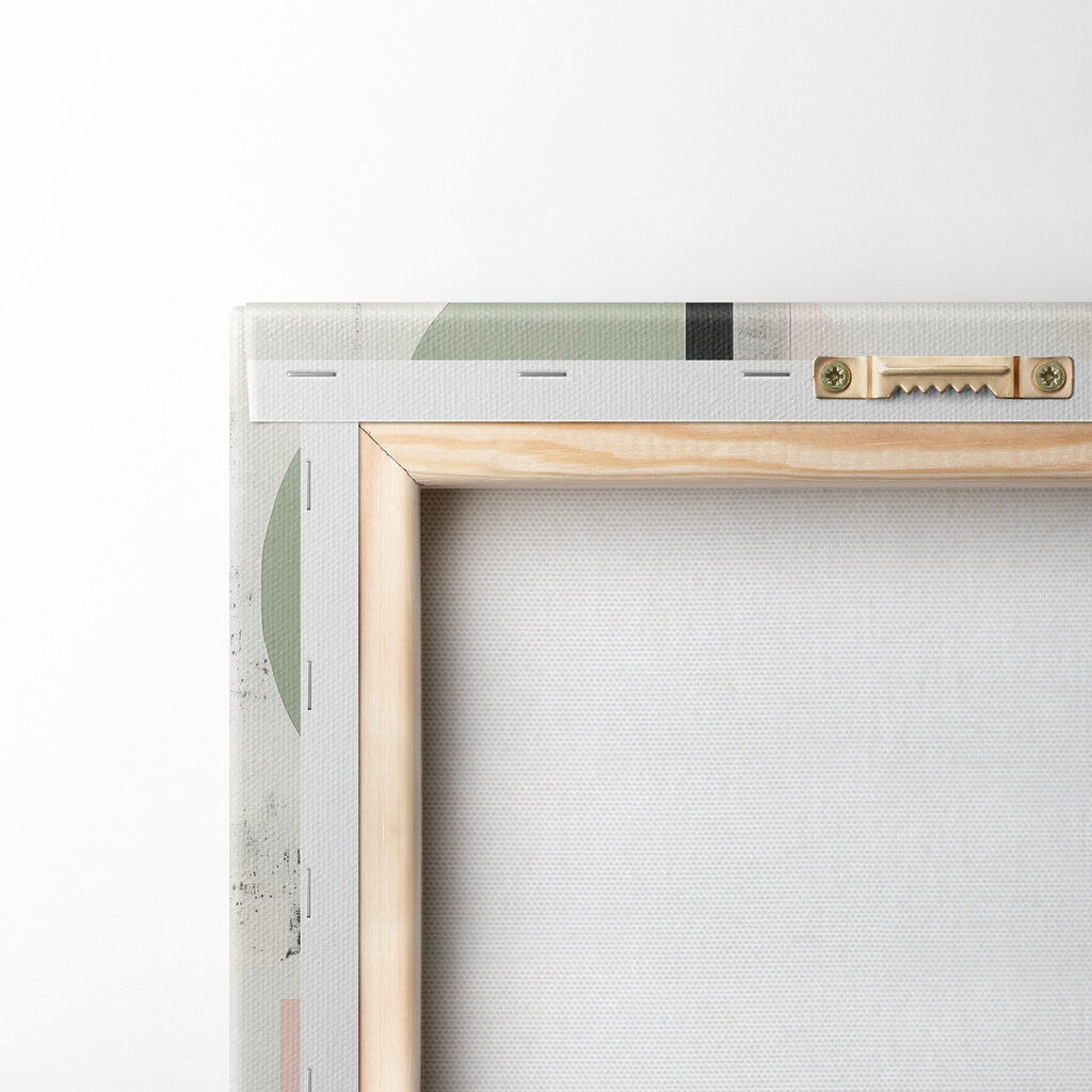 Geometrie in Pastell — Rückseite