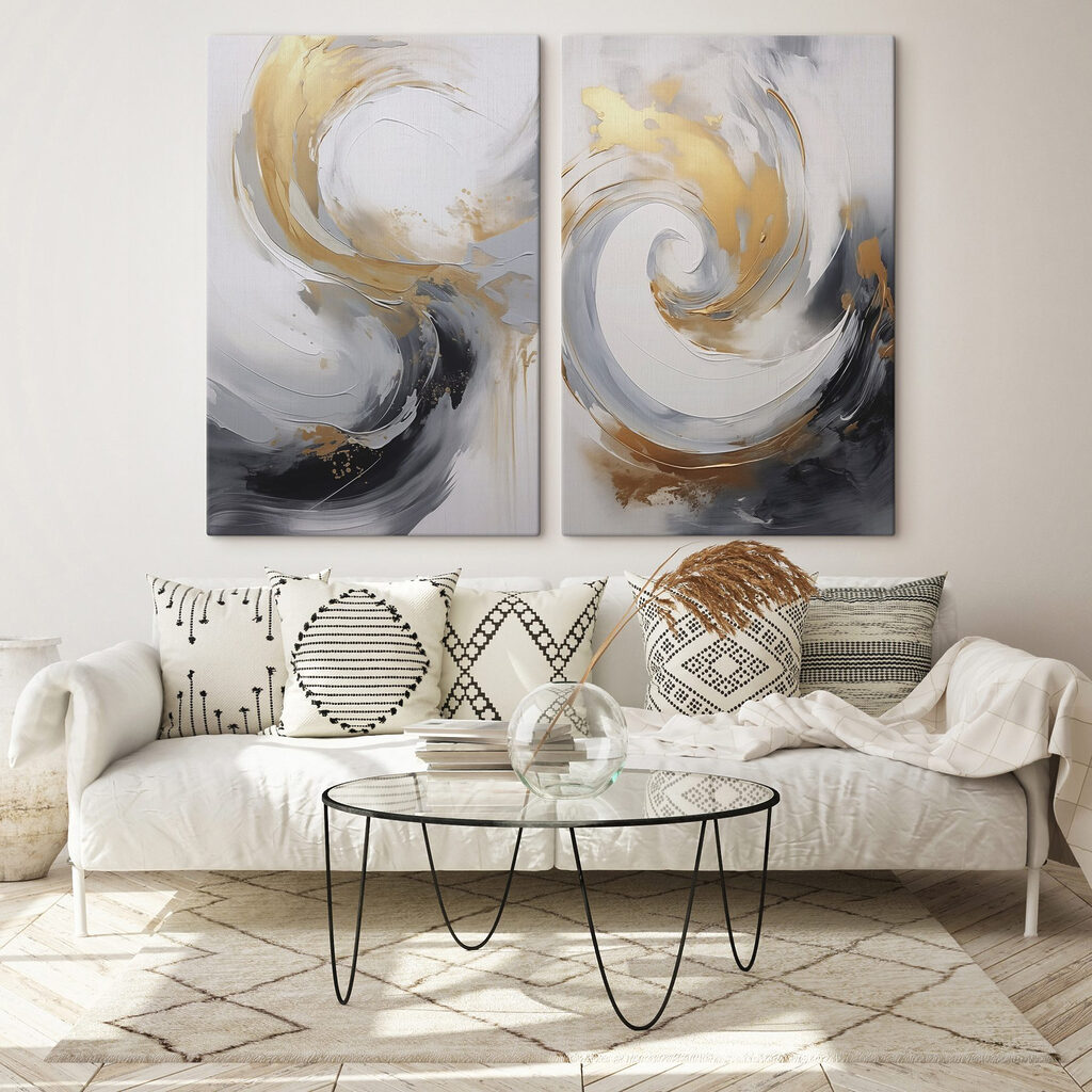 Kreisende Pinselzüge — Interieur 2