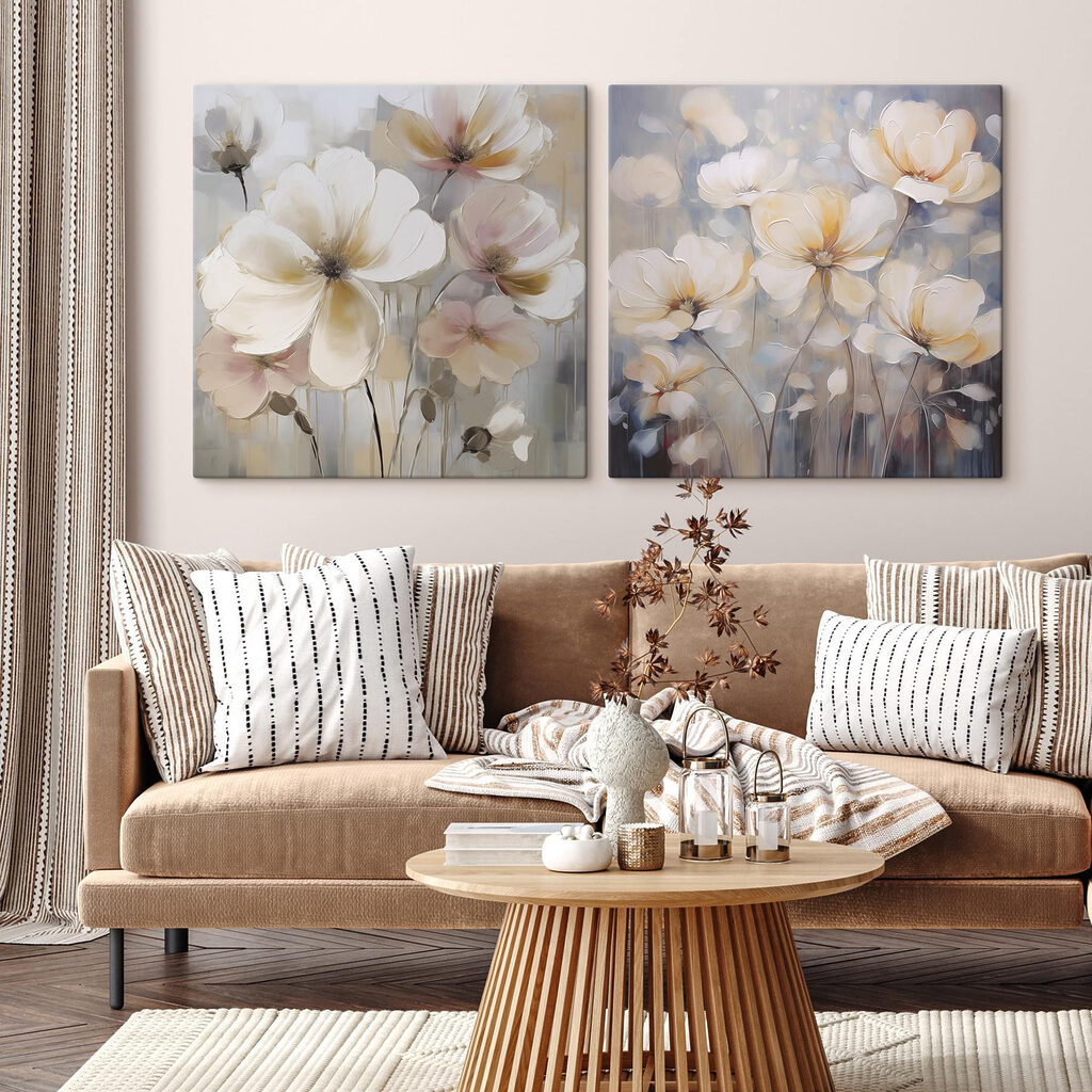 Blüten mit Farbläufen — Interieur 2