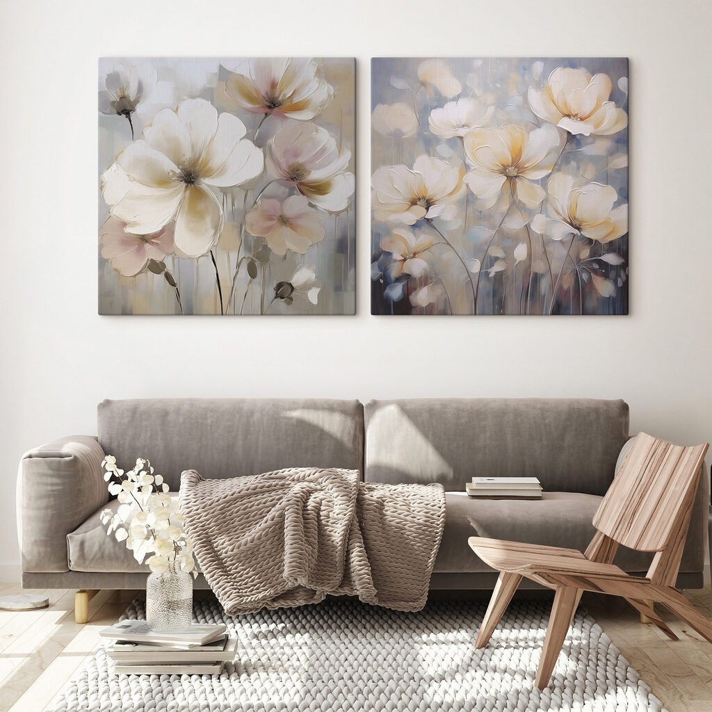 Blüten mit Farbläufen — Interieur 1