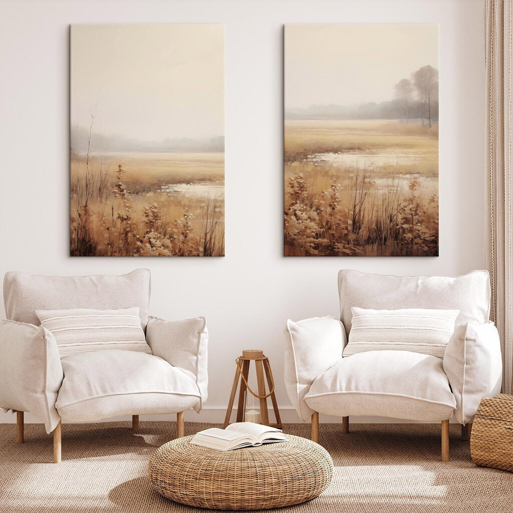 Moorlandschaft im Nebel — Interieur 1