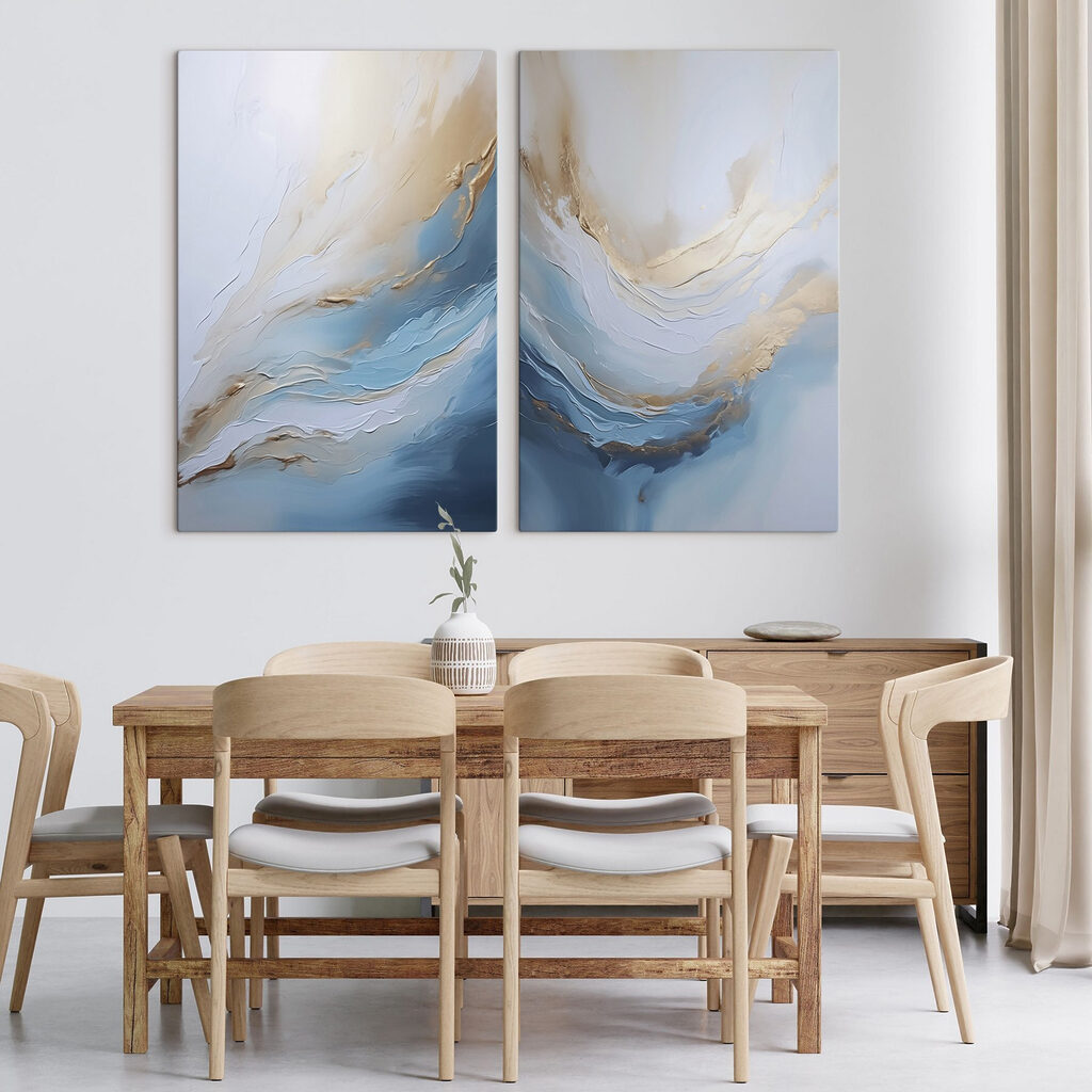Licht auf den Wellen in einem Interieur