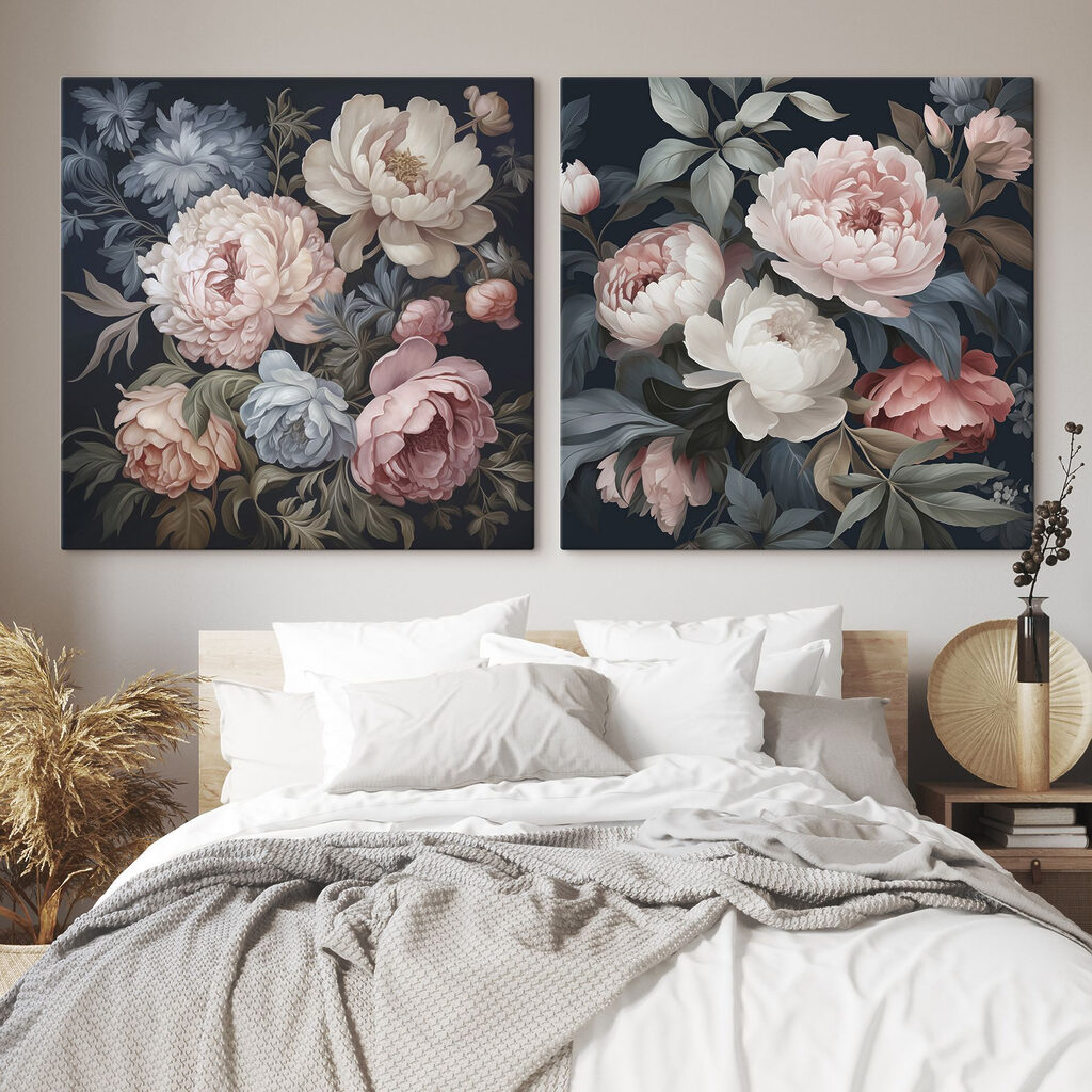 Blüten vor Nachtblau — Interieur 2