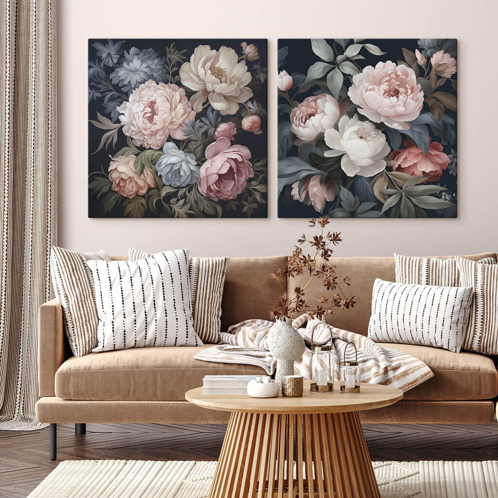 Blüten vor Nachtblau — Interieur 1