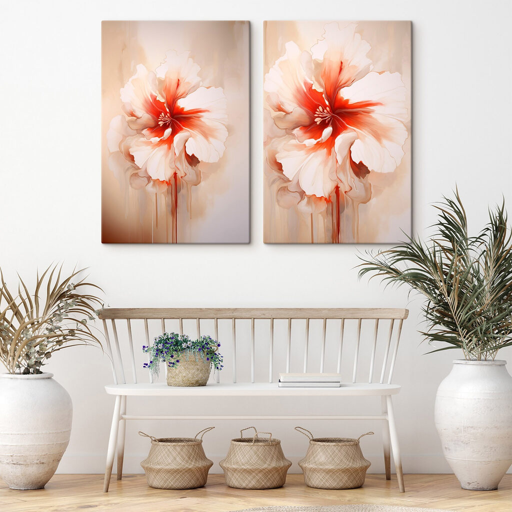 Blüte mit rotem Herzen — Interieur 2