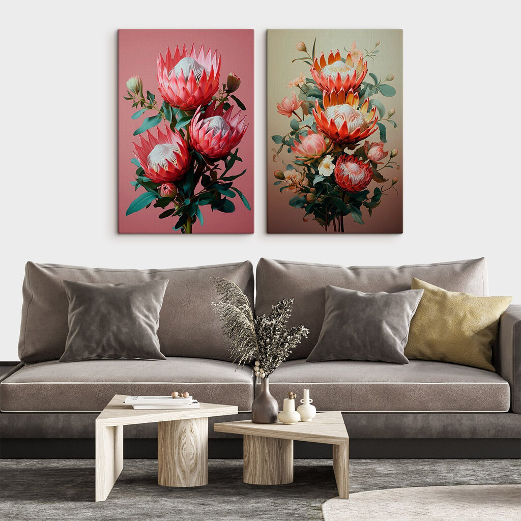 Leuchtende Blütensträuße — Interieur 1