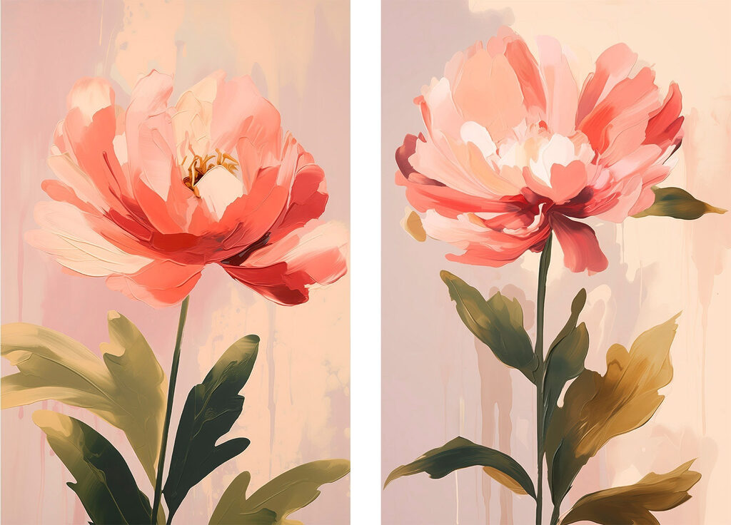 Blüte in voller Pracht — ganzes Design