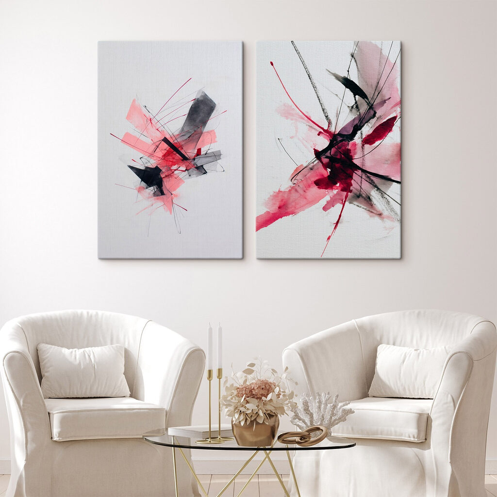 Rot-schwarzer Schwung — Interieur 1