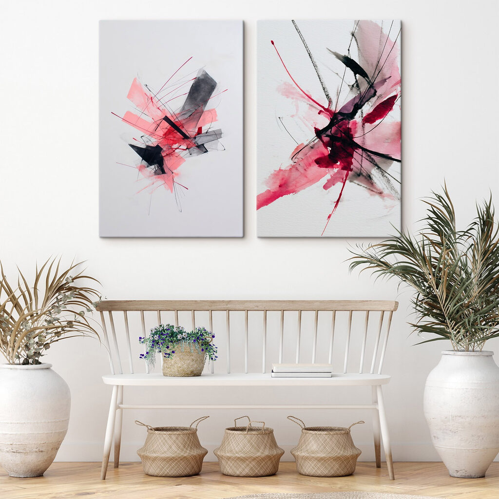 Rot-schwarzer Schwung — Interieur 2