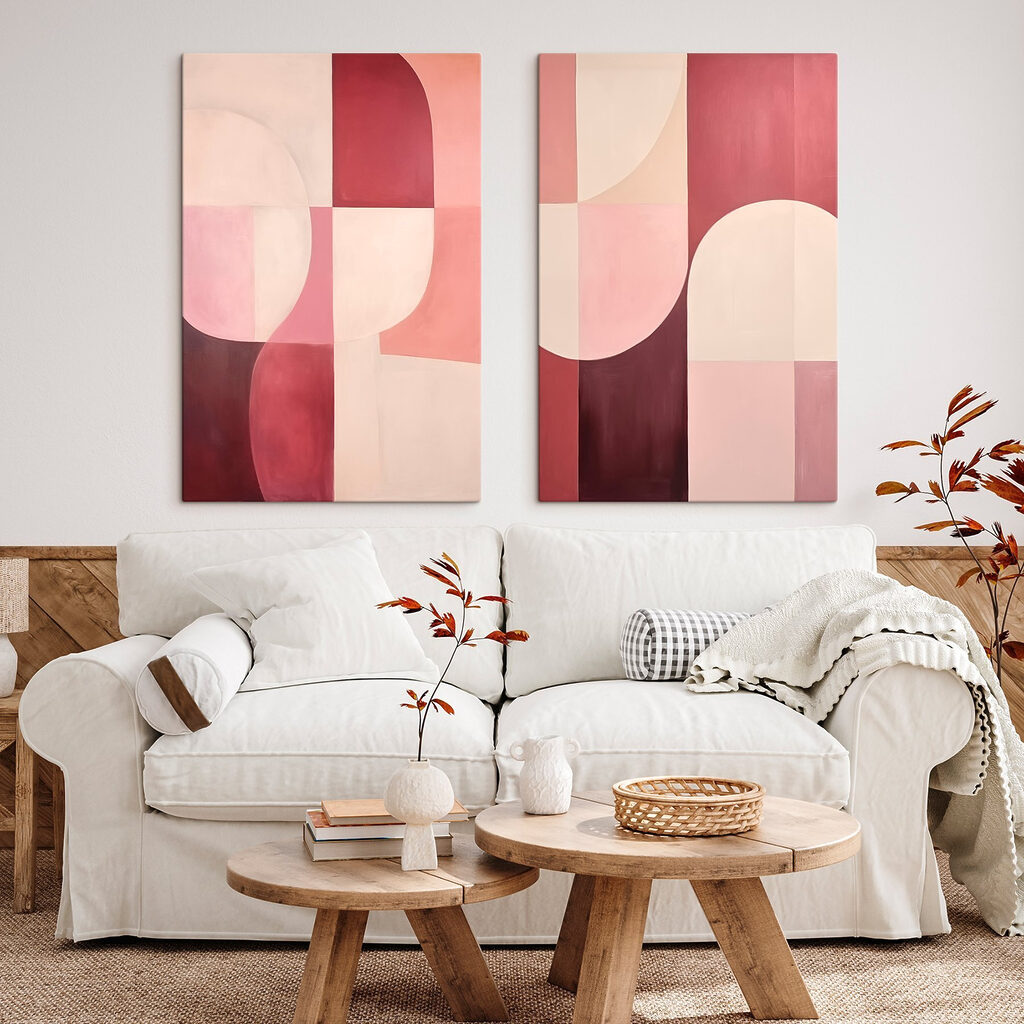 Geometrie in Rosé — Interieur 2