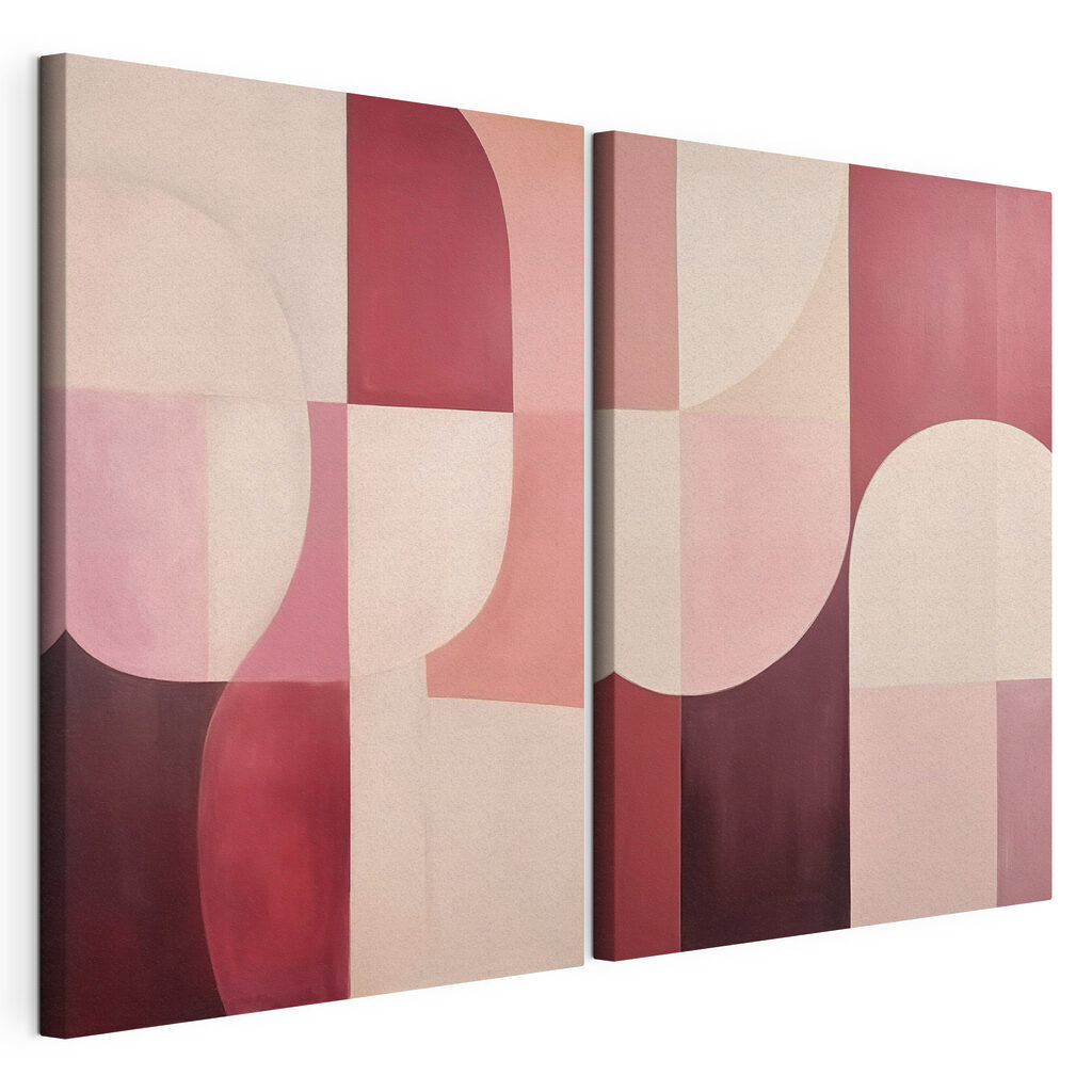 Geometrie in Rosé — Produktansicht