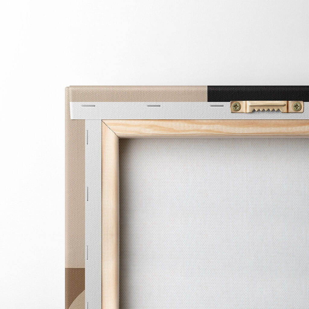 Harmonie in Schwarz-Beige — Rückseite