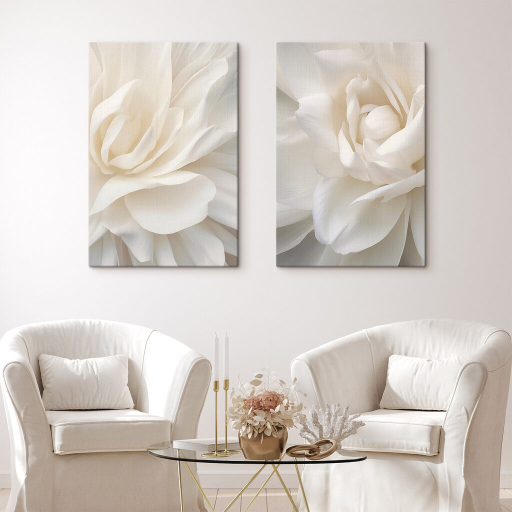 Weiße Blütenblätter — Interieur 2