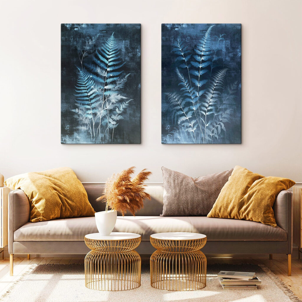Farne in Nachtblau — Interieur 2