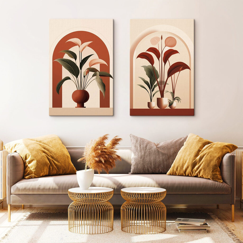 Pflanzen unter Bögen — Interieur 2
