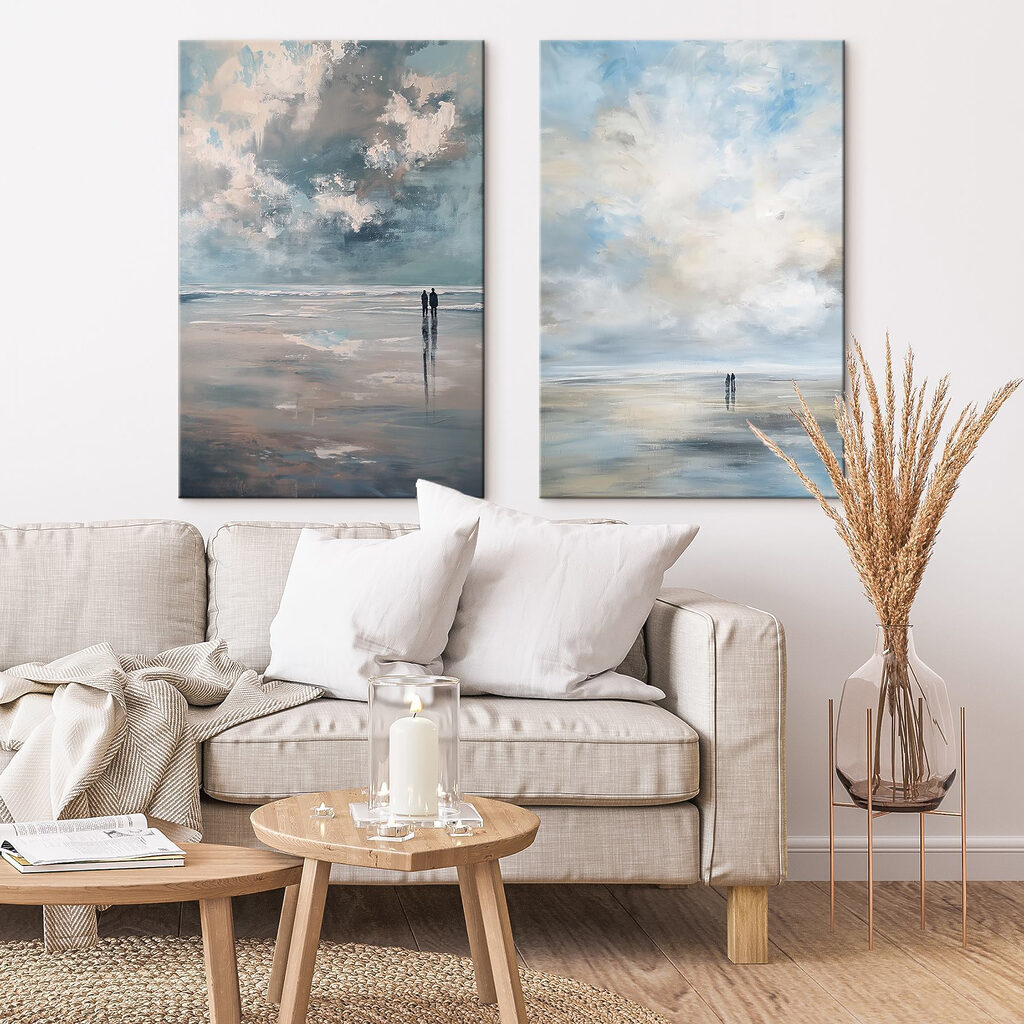 Gemeinsam am Strand in einem Interieur