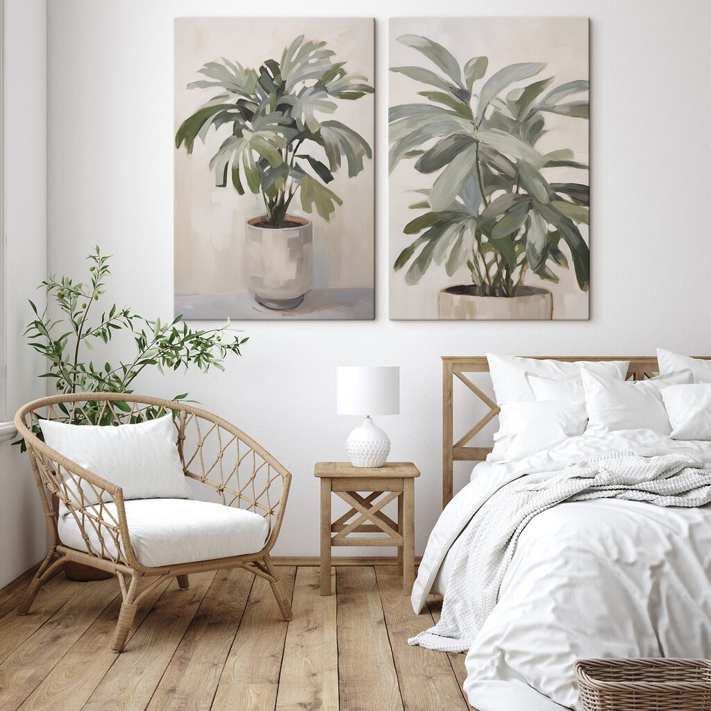 Blattwerk in Salbeigrün — Interieur 1