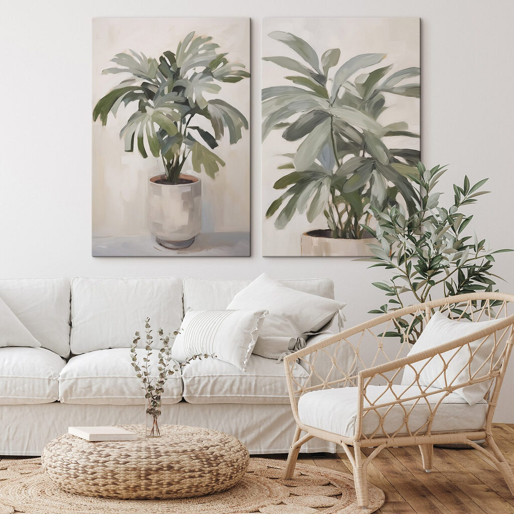 Blattwerk in Salbeigrün — Interieur 2