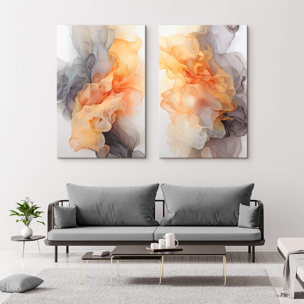 Fließende Farbwolken — Interieur 1