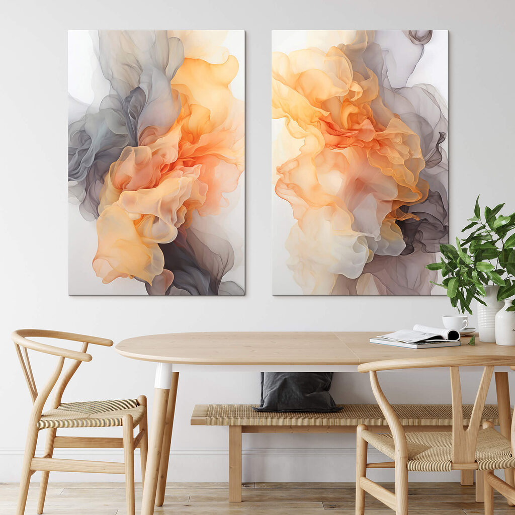 Fließende Farbwolken — Interieur 2