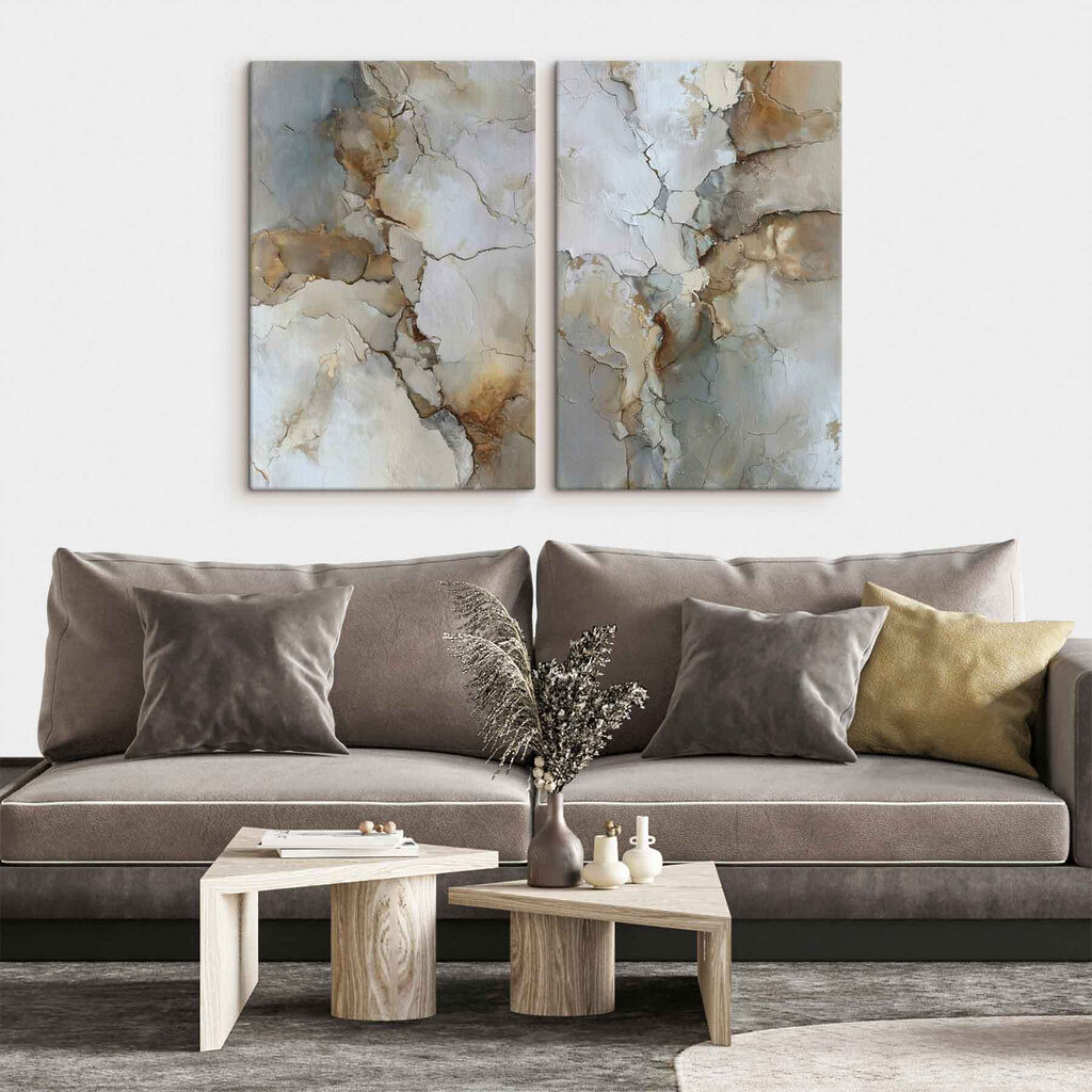 Craquelé in neutralen Tönen — Interieur 1