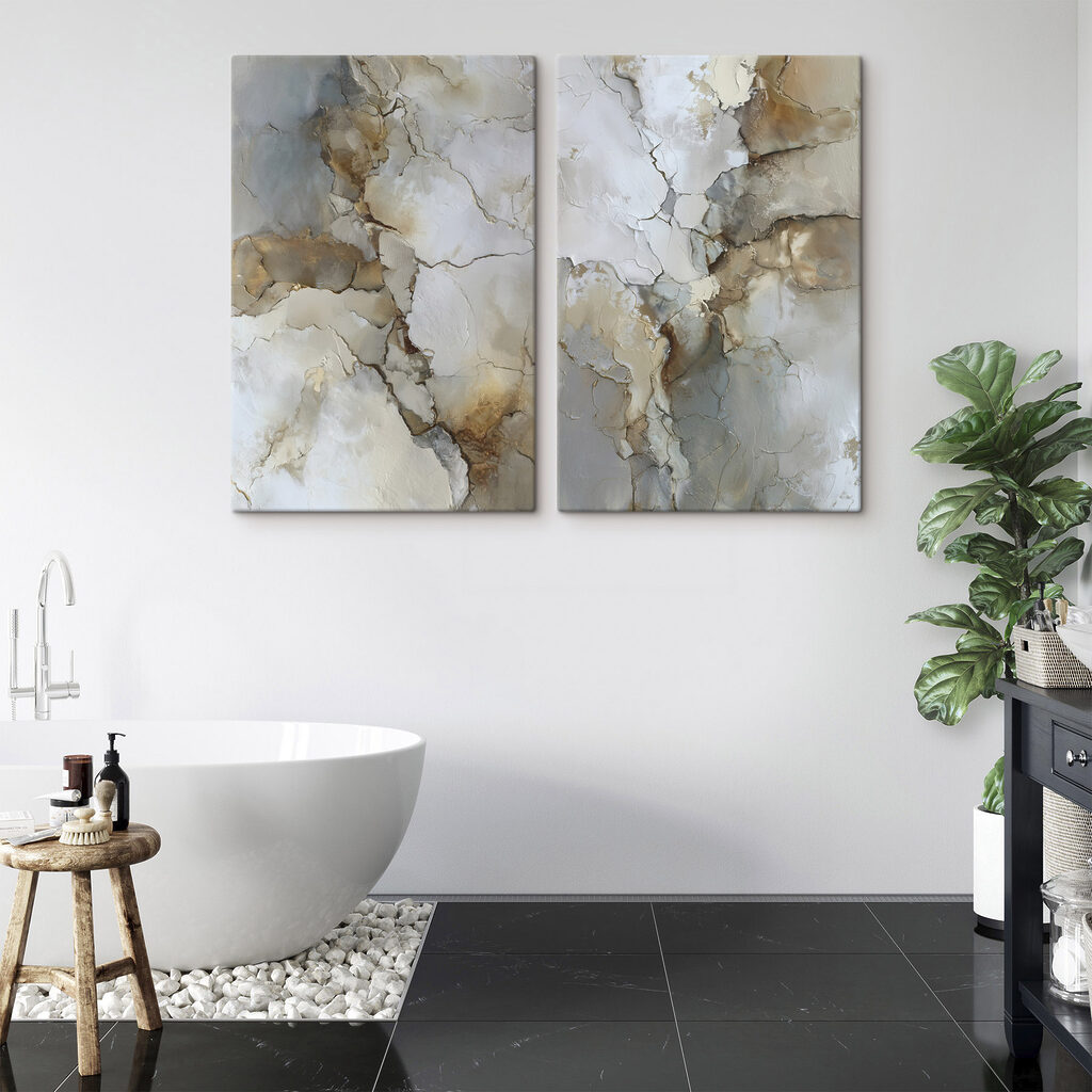 Craquelé in neutralen Tönen — Interieur 2