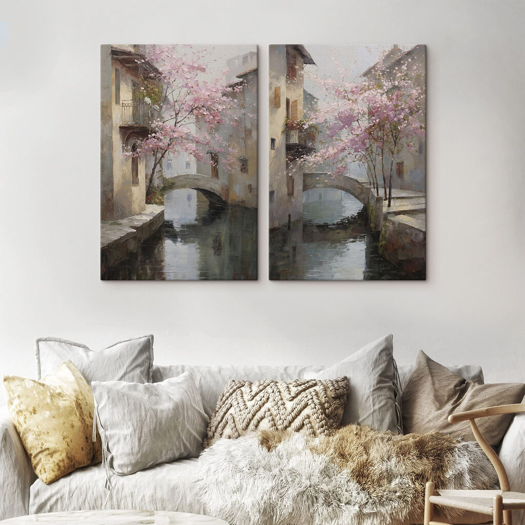 Brücke unter Blüten — Interieur 1