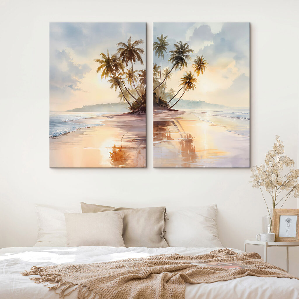 Palmen am Strand — Interieur 1