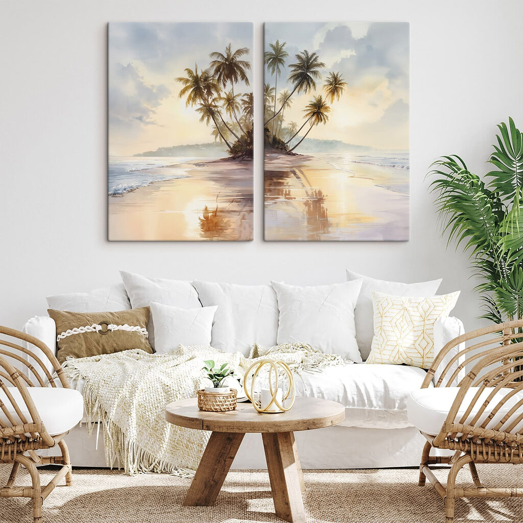 Palmen am Strand — Interieur 2
