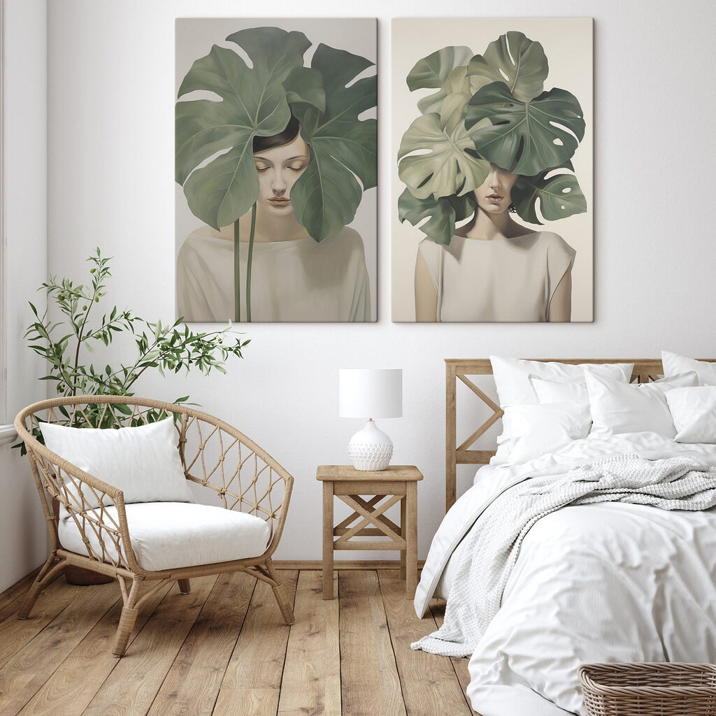 Frau mit Blätterkrone — Interieur 2
