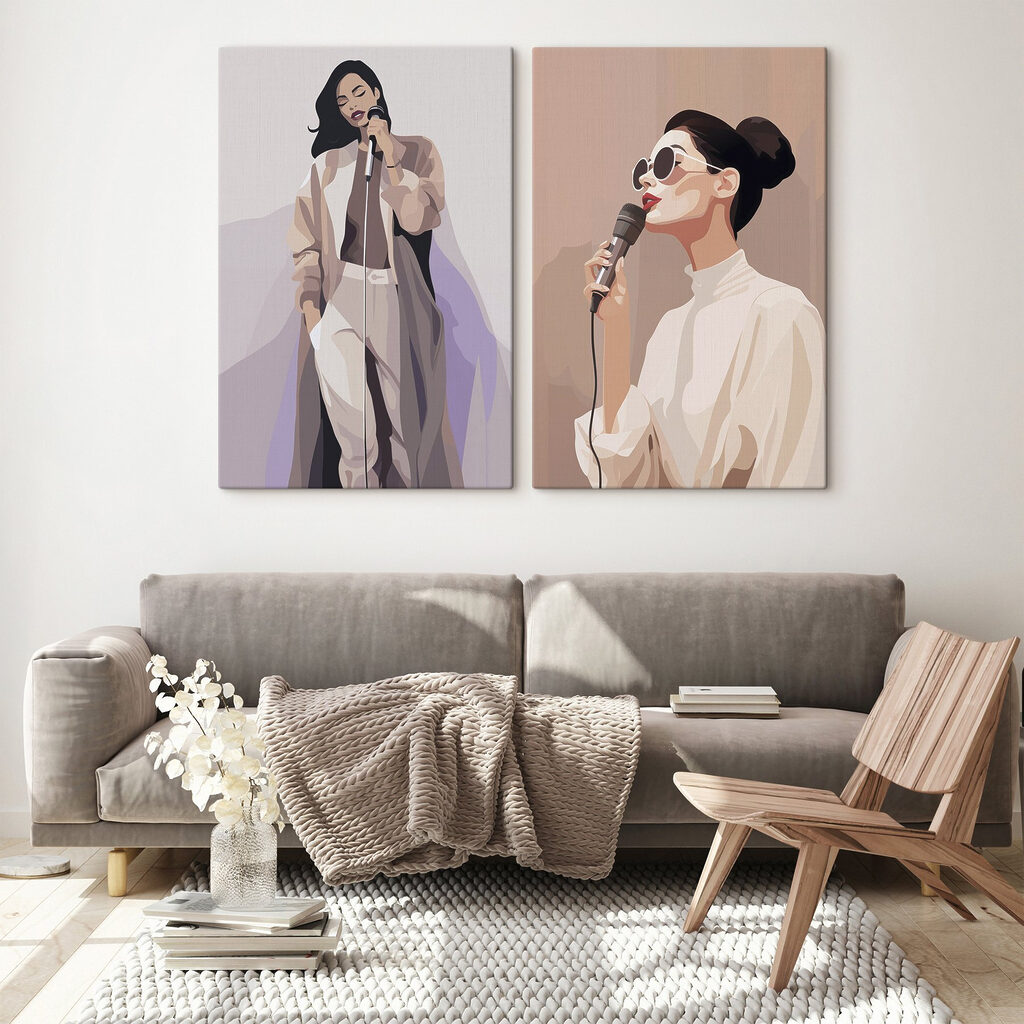 Elegante Sängerinnen — Interieur 1
